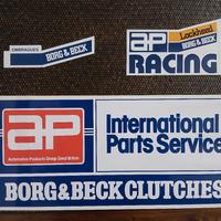 AP Borg & Beck-Rara targa in plastica