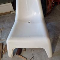 Poltrone in plastica da giardino o terrazza