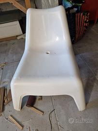 Poltrone in plastica da giardino o terrazza