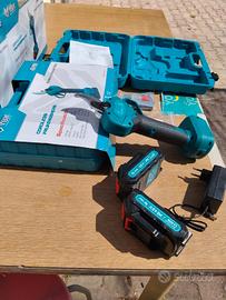 forbici da puta cm 4,5 doppia batteria caricatore 