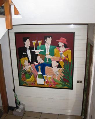 Grande QUADRO/pannello d’Autore:  SATOR AREPO