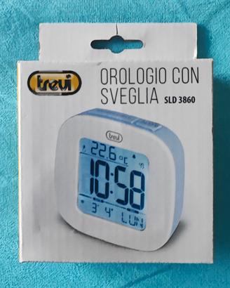 Orologio con sveglia e termometro nuova