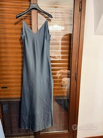 Abuto da sera Mango azzurro acciaio tg M