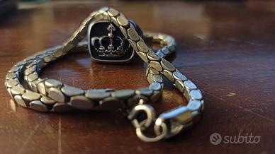 Anello e collana steel prezzo in descrizione