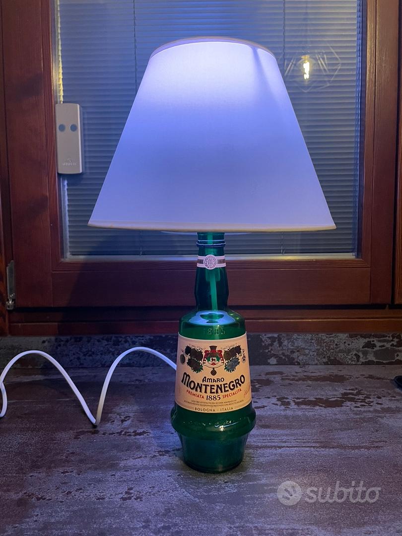 Lampada bottiglia “Fai da te” - Amaro Montenegro - Arredamento e Casalinghi  In vendita a Brescia