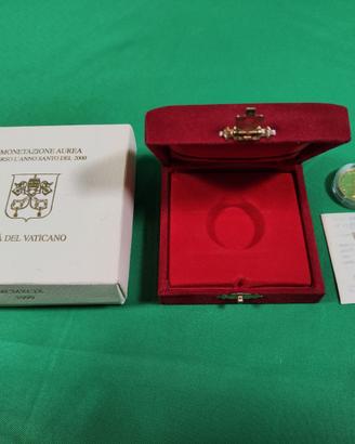 Moneta d'oro Vaticano Giubileo Karol Józef Wojtyła