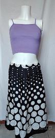 gonna Longuette stile vintage poise Tg 42 M