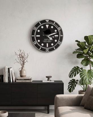 Orologio da parete realizzato in 3D