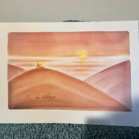 Poster acquarello Folon