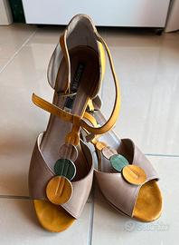 Sandali in pelle Alberto Fermani