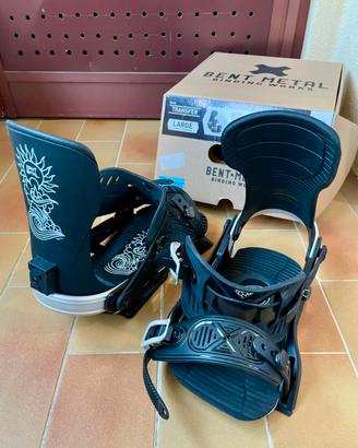 Attacchi snowboard tg L bent metal
