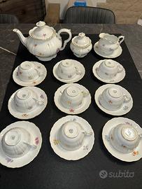 Set da thè in porcellana