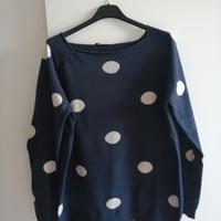 Maglia donna colore blu