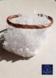 Bracciale unisex fatto a mano rame intrecciato