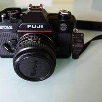 Fuji STX-2 Reflex con lente Fuji 50mm accessori