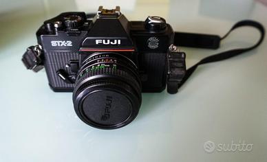 Fuji STX-2 Reflex con lente Fuji 50mm accessori