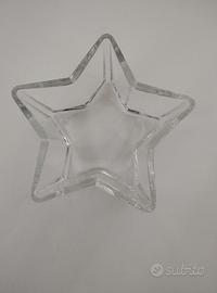 Ciotola in vetro a forma di stella 