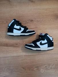 Nike Dunk High Panda-Taglia 38.5