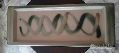 Vassoio  in pregiata ceramica design Bucci