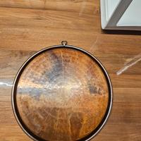 Teglia per farinata Cecina in rame stagnato 