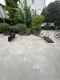 Canestro portatile da esterno con palo , regolabil