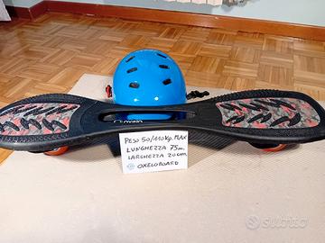 Oxeloboard + Casco Oxelo Blu