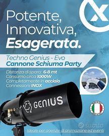 Cannone per schiuma party modello Genius