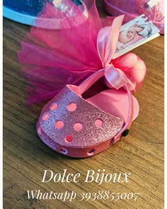 Bomboniera sacchetto nascita battesimo particolare