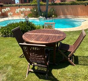 Tavolo teak giardino