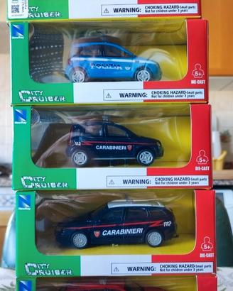 5 Modellini Auto Die-Cast NewRay City Cruiser