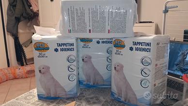 Tappetini assorbenti per cani o altri animali