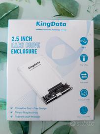 King Data hard drive enclosure 2.5 pollici