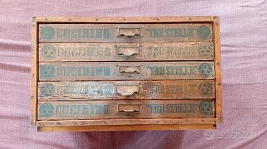 Cassettiera cucirino vintage