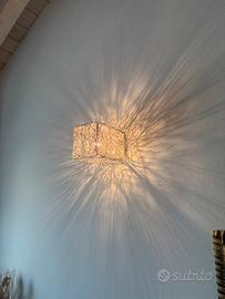 2 lampade da parete applique di design