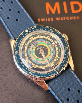 Mido Ocean Star Decompression Worldtimer 