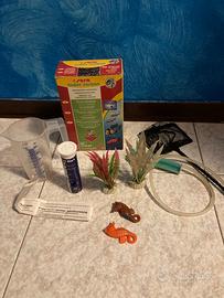 Lotto di accessori per acquario