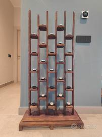 Mobile porta candele legno