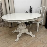 Tavolo con 4 sedie stile shabby