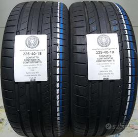 2 GOMME 225 40 18 CONTINENTAL A75110
