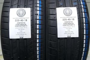 2 GOMME 225 40 18 CONTINENTAL A75110