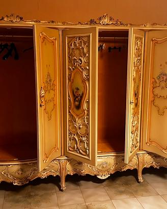 Camera da letto stile barocco veneziano