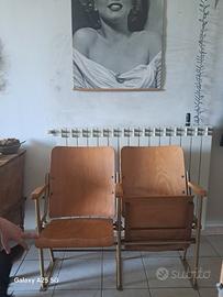 sedie vintage cinema 
