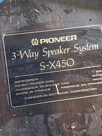 Woofer mindrange tweeter crossover  pioneer 