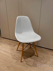 Vitra Eames Plastic Side Chair RE DSW