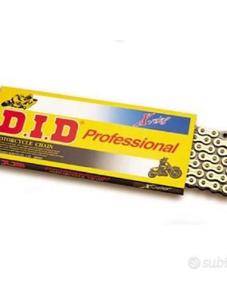 Catena did 530 vx3 120 maglie gold and black