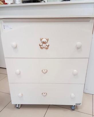 mobiletto con vaschetta bagnetto nuovo