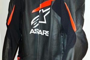 giacca in pelle Alpinestar taglia 54
