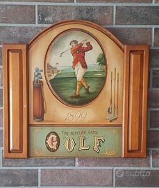 Quadro olio su legno 