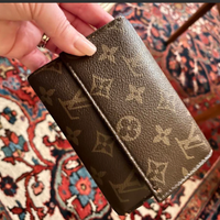 LouisVUITTONiconicoPORTAFOGLIOpelleMONOGRAMvintage