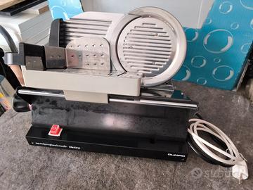 Affettatrice elettrica in acciaio inox